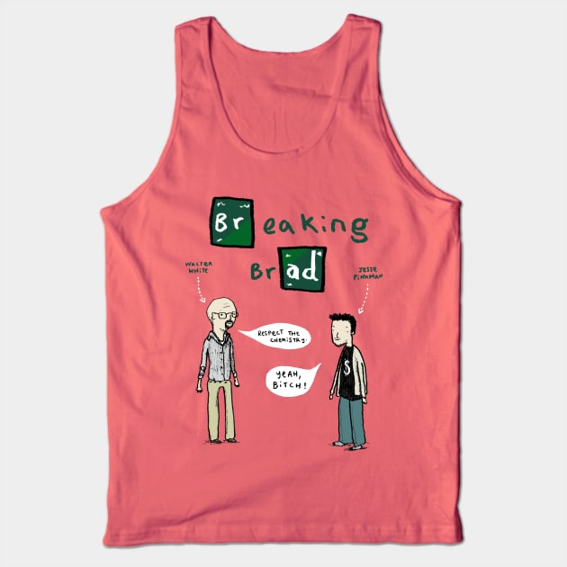 Breaking Brad Tank Top by Sophie Corrigan